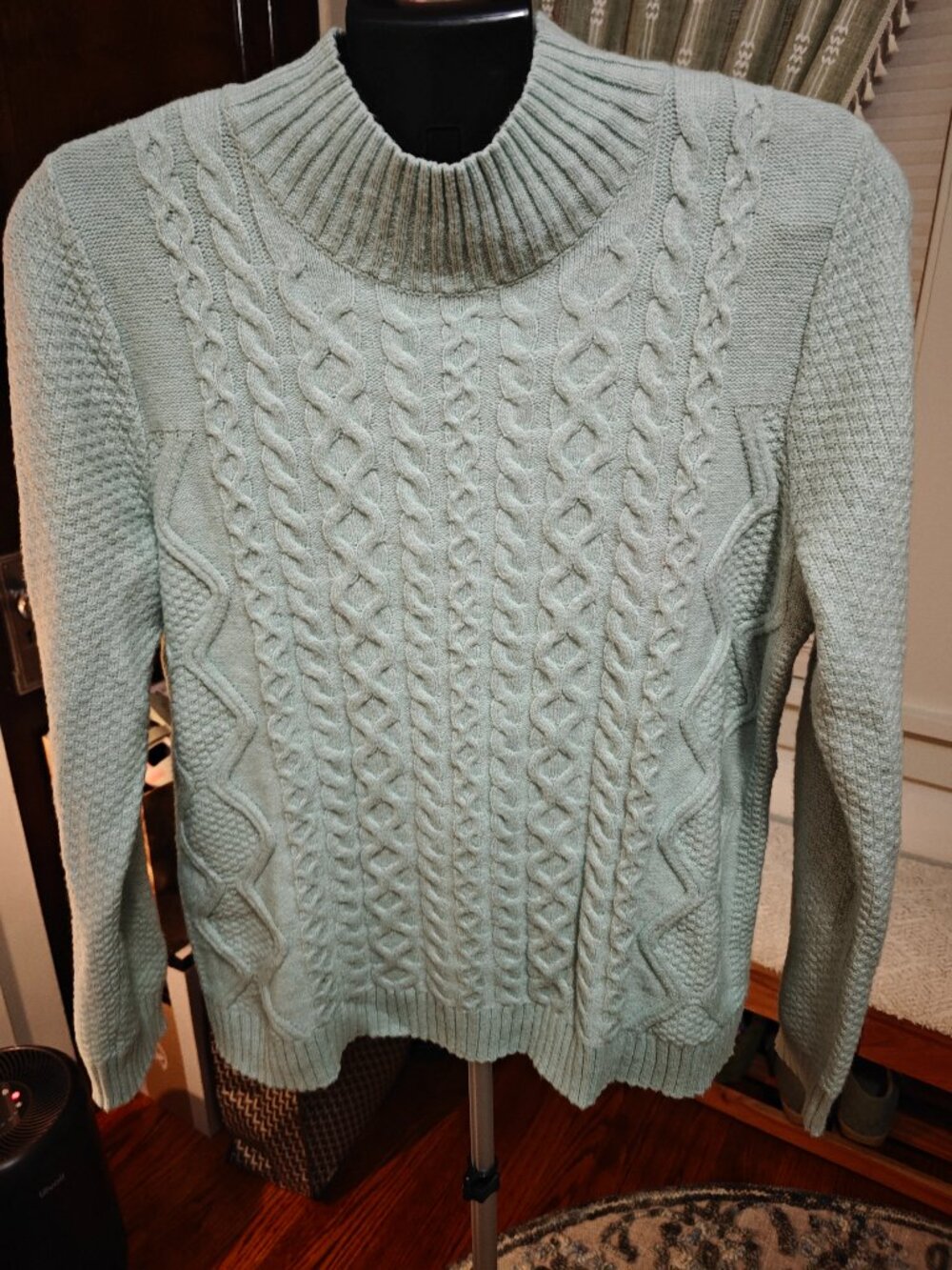 J. Jill Cable Knit Sweater Size M